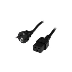 Kabel zasilający Manhattan IEC320 Schuko / C19 16A 2,5m czar… | PartsPC.pl