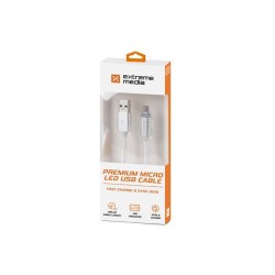 Kabel Natec Extreme Media micro USB-B - USB-A M/M 1m srebrny… | PartsPC.pl