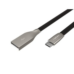 Kabel USB 2.0 Type-C(M) - AM 1m czarny metal Natec prati | PartsPC.pl