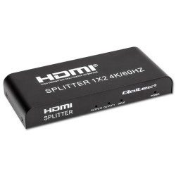 Rozdzielacz aktywny Qoltec Splitter 2 x HDMI 4K x 2K |... | PartsPC.pl