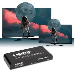 Rozdzielacz aktywny Qoltec Splitter 2 x HDMI 4K x 2K |... | PartsPC.pl