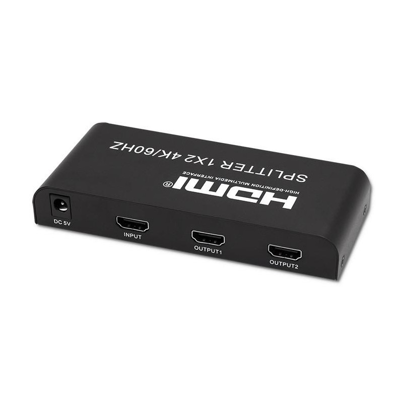 Rozdzielacz aktywny Qoltec Splitter 2 x HDMI 4K x 2K |... | PartsPC.pl