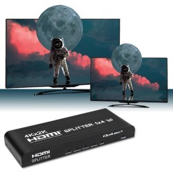 Rozdzielacz aktywny Qoltec Splitter 4 x HDMI 4K x 2K |... | PartsPC.pl