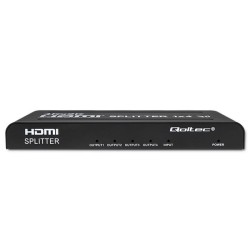 Rozdzielacz aktywny Qoltec Splitter 4 x HDMI 4K x 2K |... | PartsPC.pl