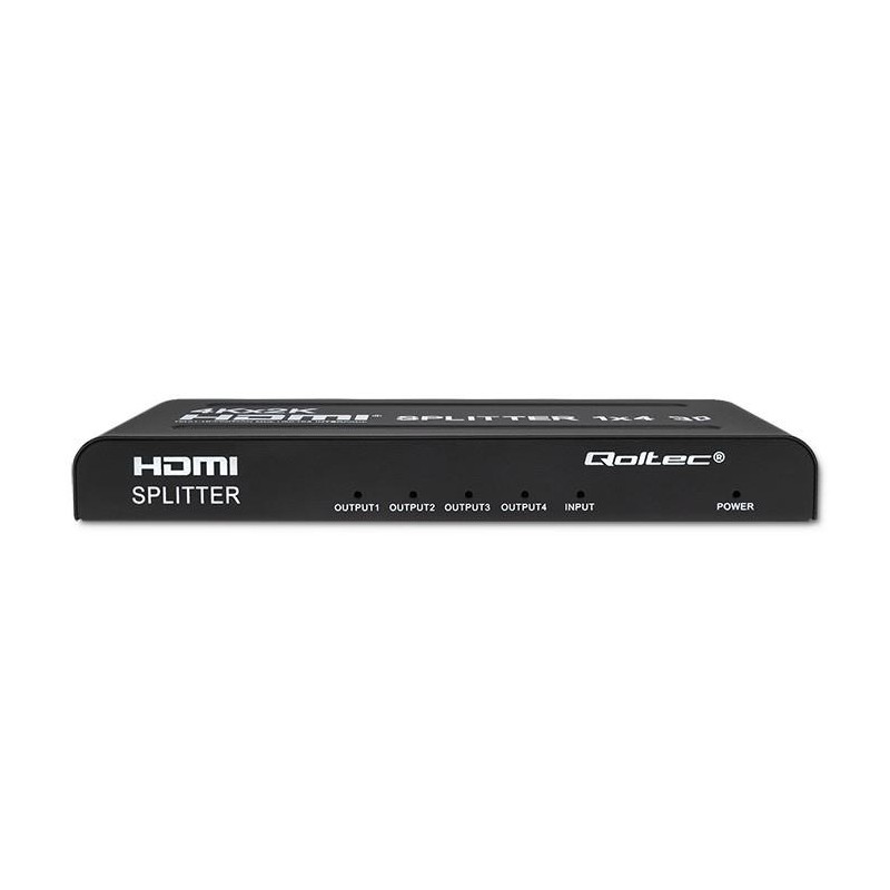 Rozdzielacz aktywny Qoltec Splitter 4 x HDMI 4K x 2K |... | PartsPC.pl