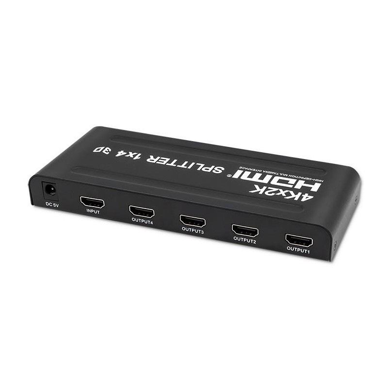 Rozdzielacz aktywny Qoltec Splitter 4 x HDMI 4K x 2K |... | PartsPC.pl