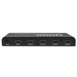 Rozdzielacz aktywny Qoltec Splitter 4 x HDMI 4K x 2K | 6Gb/s… | PartsPC.pl