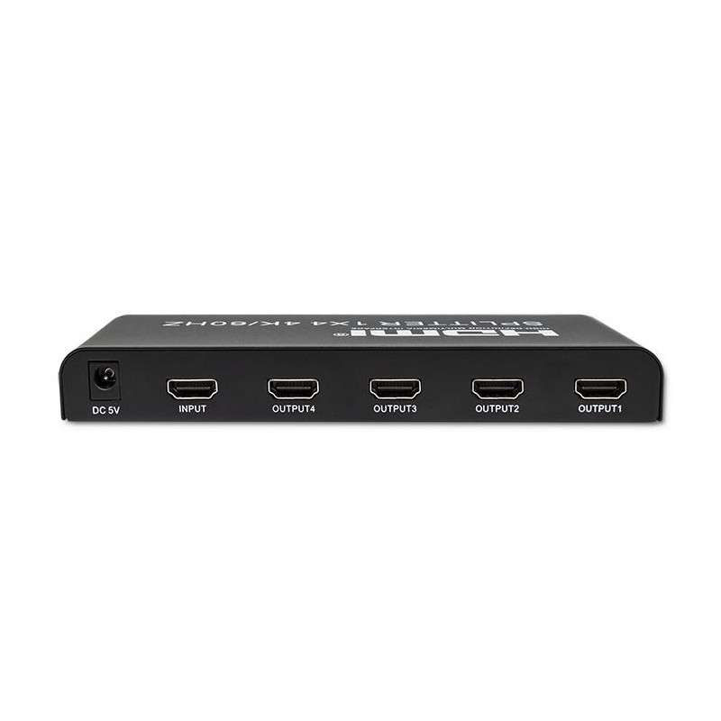Rozdzielacz aktywny Qoltec Splitter 4 x HDMI 4K x 2K | 6Gb/s… | PartsPC.pl