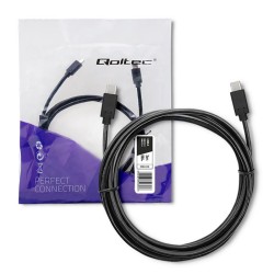 Qoltec Kabel USB 3.1 typ C męski | USB 3.1 typ C męski | 3m … | PartsPC.pl