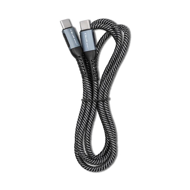 Qoltec Kabel USB 2.0 typ C | USB 2.0 typ C 100W | QC 3.0| PD… | PartsPC.pl
