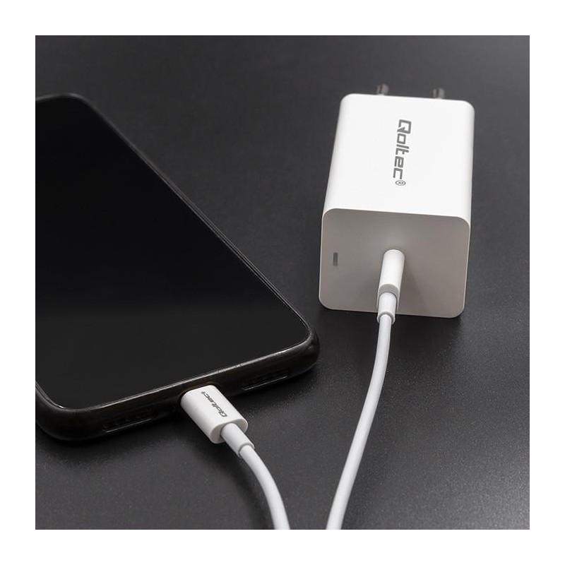 Kabel USB Qoltec 2.0 typ C | USB 2.0 typ C 60W | QC 3.0 | PD… | PartsPC.pl