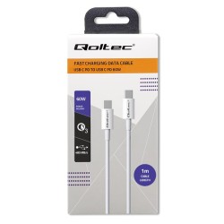 Kabel USB Qoltec 2.0 typ C | USB 2.0 typ C 60W | QC 3.0 | PD… | PartsPC.pl