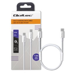 Kabel USB Qoltec 2.0 typ C | USB 2.0 typ C 60W | QC 3.0 | PD… | PartsPC.pl