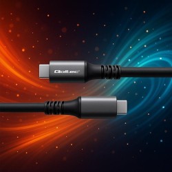 Kabel USB4 Qoltec USB-C PD 240W | Thunderbolt 3/4 | 4K | 40G… | PartsPC.pl