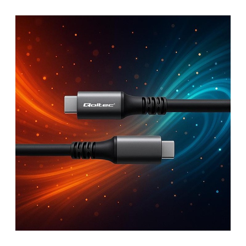 Kabel USB4 Qoltec USB-C PD 240W | Thunderbolt 3/4 | 4K | 40G… | PartsPC.pl