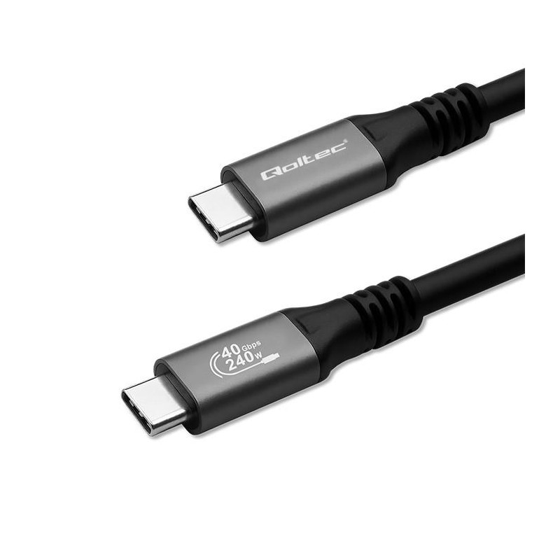 Kabel USB4 Qoltec USB-C PD 240W | Thunderbolt 3/4 | 4K | 40G… | PartsPC.pl
