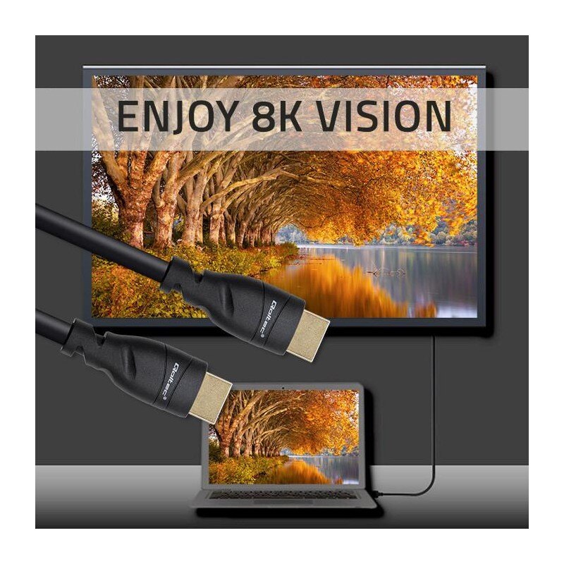 Kabel HDMI QOLTEC v2.1 Ultra High Speed 8K | 60Hz | 26AWG | … | PartsPC.pl