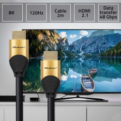 Kabel HDMI QOLTEC v2.1 Ultra High Speed 8K | 60Hz | 28AWG | … | PartsPC.pl
