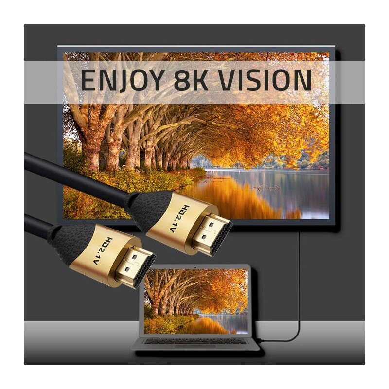 Kabel HDMI QOLTEC v2.1 Ultra High Speed 8K | 60Hz | 28AWG | … | PartsPC.pl