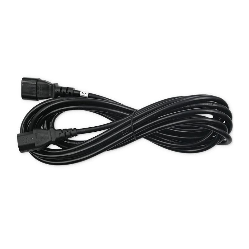 Kabel zasilający Qoltec IEC C13/C14 | 3x1.00mm2 | 3m | PartsPC.pl