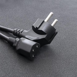 Kabel zasilający Qoltec IEC C13/SCHUKO | 3x0.75mm2 | 1.5m | PartsPC.pl