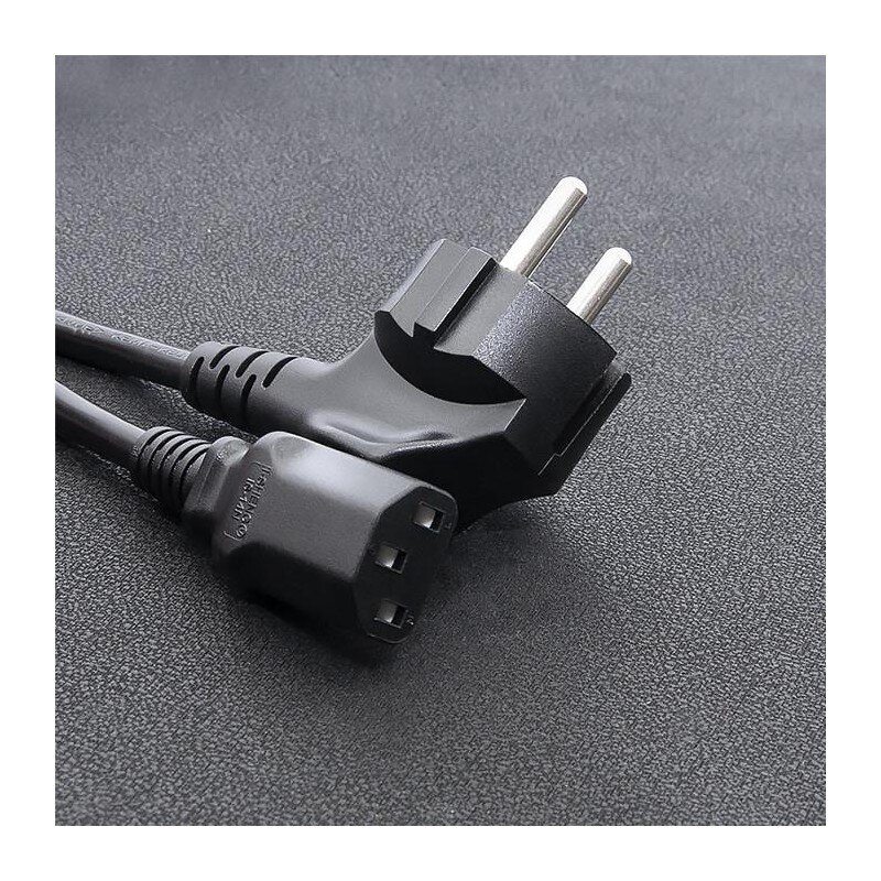 Kabel zasilający Qoltec IEC C13/SCHUKO | 3x0.75mm2 | 1.5m | PartsPC.pl