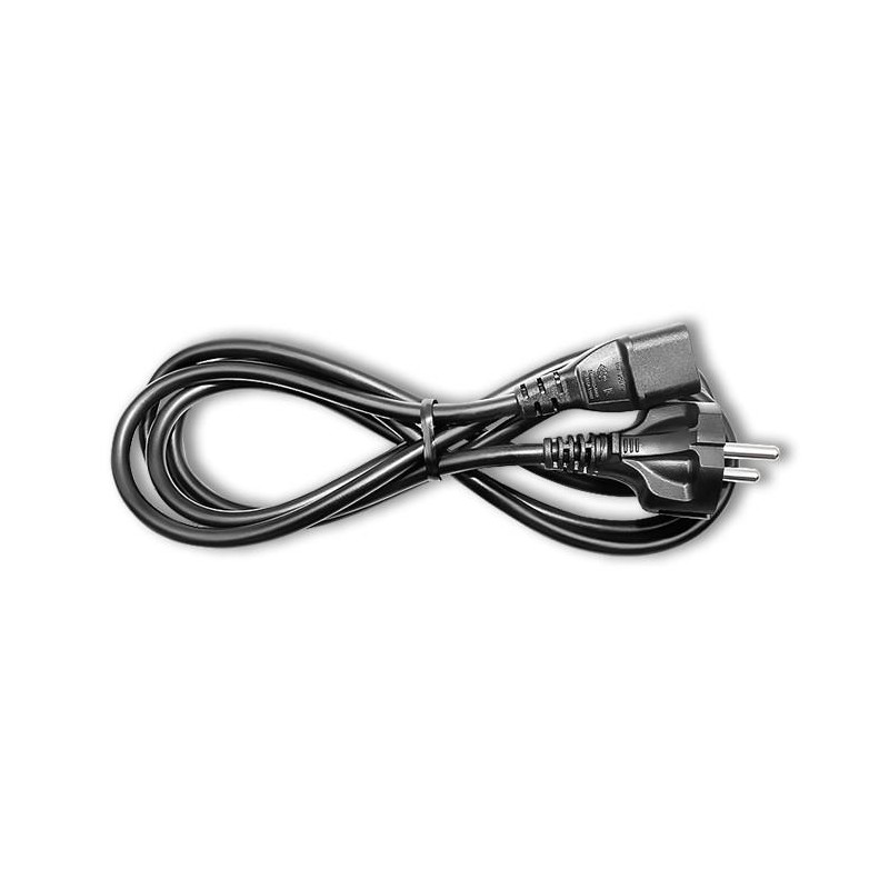 Kabel zasilający Qoltec IEC C13/SCHUKO | 3x0.75mm2 | 1.8m | PartsPC.pl