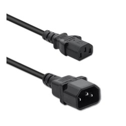 Kabel zasilający Qoltec do UPS | IEC C13/C14 | 3x0.75mm2 | 1… | PartsPC.pl