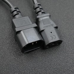 Kabel zasilający Qoltec do UPS | IEC C13/C14 | 3x0.75mm2 | 1… | PartsPC.pl