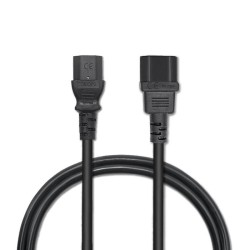 Kabel zasilający Qoltec do UPS | IEC C13/C14 | 3x0.75mm2 | 1… | PartsPC.pl