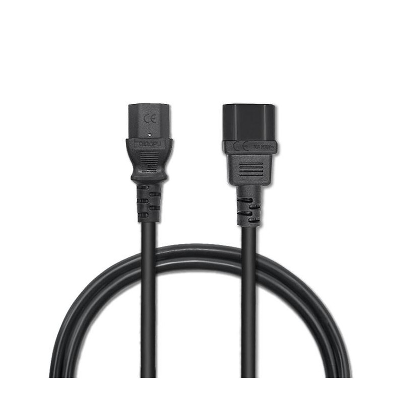 Kabel zasilający Qoltec do UPS | IEC C13/C14 | 3x0.75mm2 | 1… | PartsPC.pl