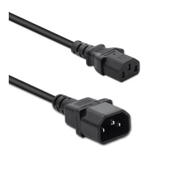 Kabel zasilający Qoltec do UPS | IEC C13/C14 | 3x1.0mm2 | 1.… | PartsPC.pl