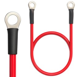 Kabel Qoltec z oczkiem 8mm | przewód akumulatorowy z końcówk… | PartsPC.pl