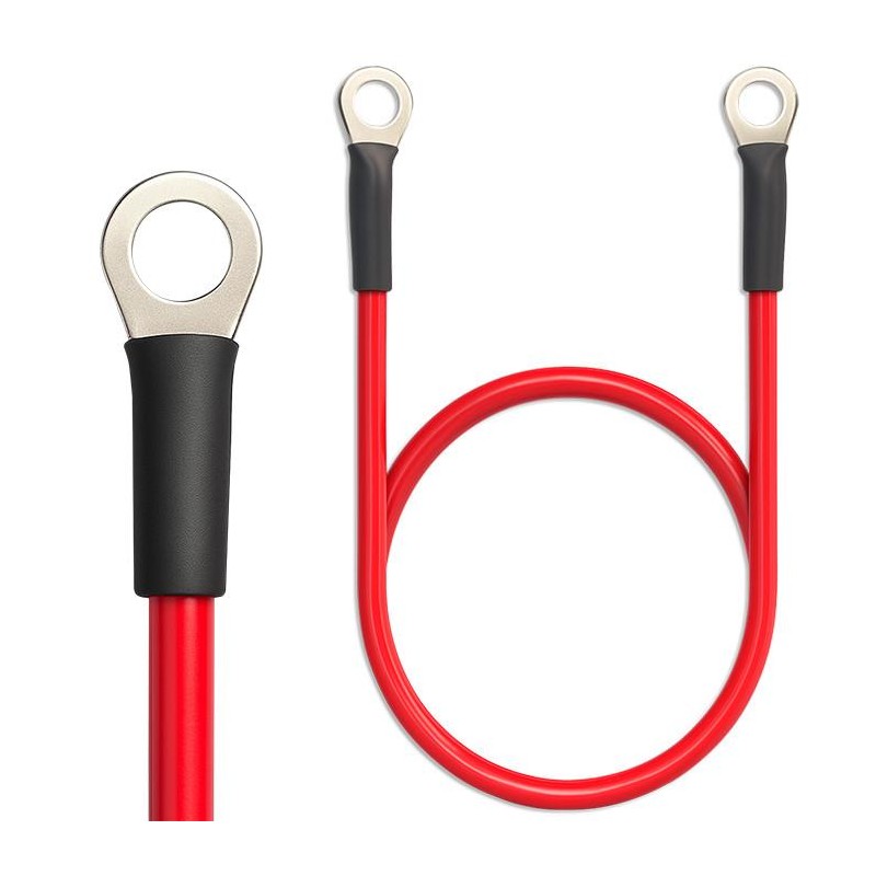 Kabel Qoltec z oczkiem 8mm | przewód akumulatorowy z końcówk… | PartsPC.pl