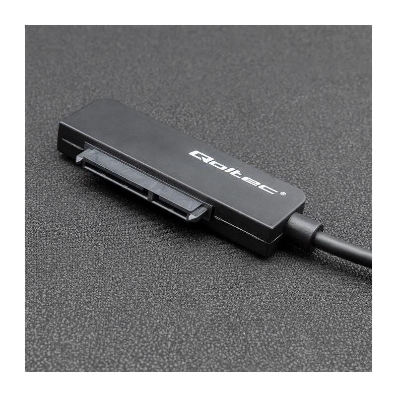 Kabel adapter Qoltec SATA | Przejściówka na dysk SSD HDD 2.5… | PartsPC.pl