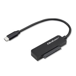 Kabel adapter Qoltec SATA | Przejściówka na dysk SSD HDD 2.5… | PartsPC.pl