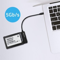 Kabel adapter Qoltec SATA | Przejściówka na dysk SSD HDD 2.5… | PartsPC.pl