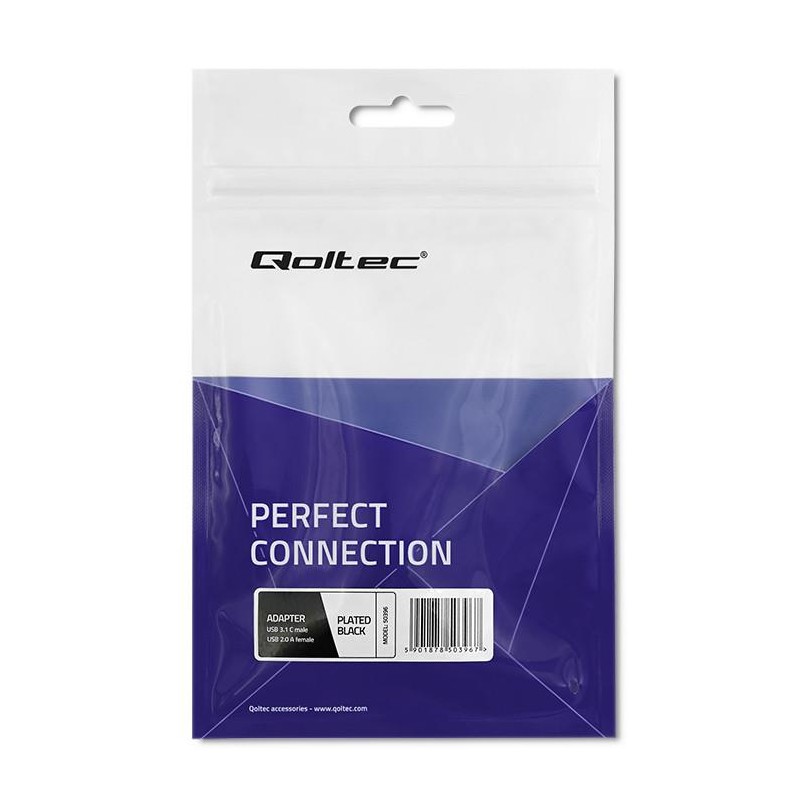 Adapter Qoltec USB-C 3.1 | USB 2.0 - Adaptery/Konwertery | PartsPC.pl