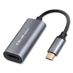 Kabel adapter Qoltec USB-C na HDMI 4K | 60Hz | 32AWG 0,17m… | PartsPC.pl