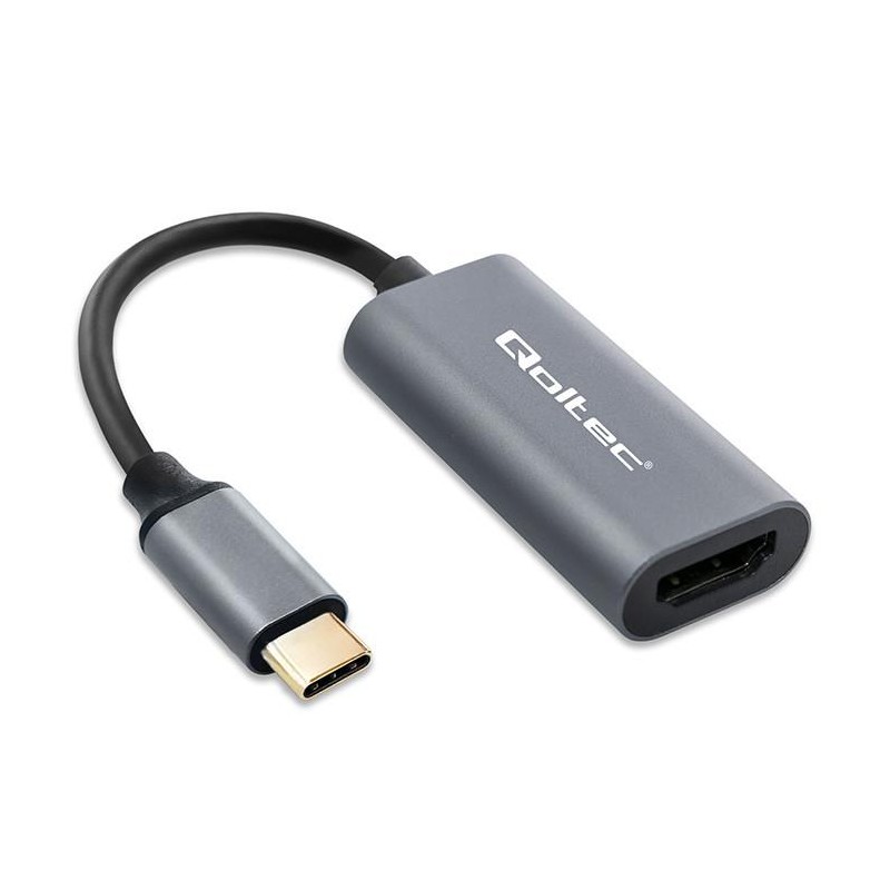 Kabel adapter Qoltec USB-C na HDMI 4K | 60Hz | 32AWG 0,17m… | PartsPC.pl