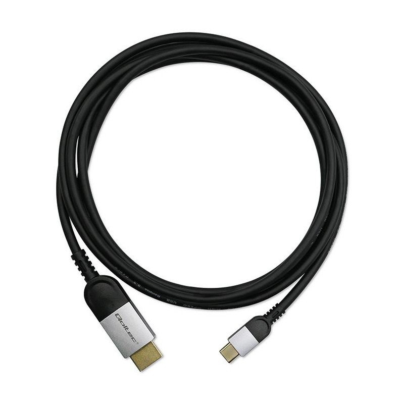 Kabel adapter Qoltec USB-C na HDMI high speed 4K | 60Hz | 32… | PartsPC.pl