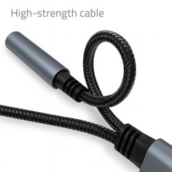 Kabel adapter Qoltec 2w1 USB-C - USB-C + Jack 3.5mm, PD 15W,… | PartsPC.pl