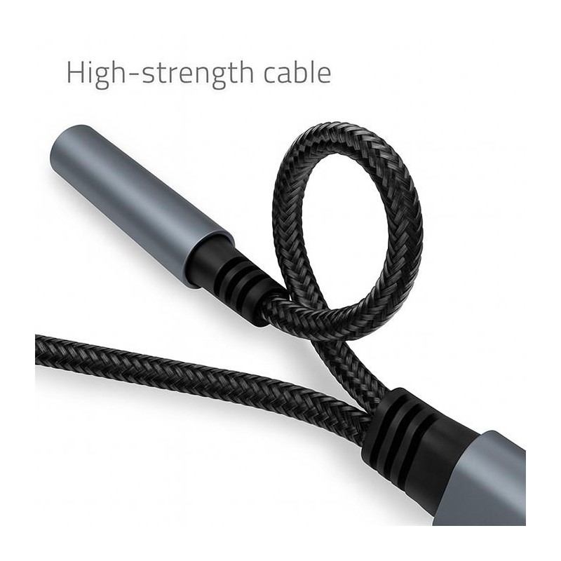 Kabel adapter Qoltec 2w1 USB-C - USB-C + Jack 3.5mm, PD 15W,… | PartsPC.pl