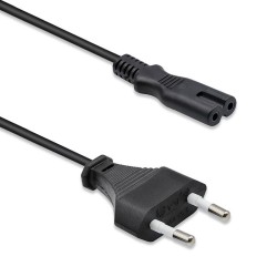 Kabel zasilający Qoltec IEC C7 / CEE 7/16 | ósemka | 2x0.5mm… | PartsPC.pl