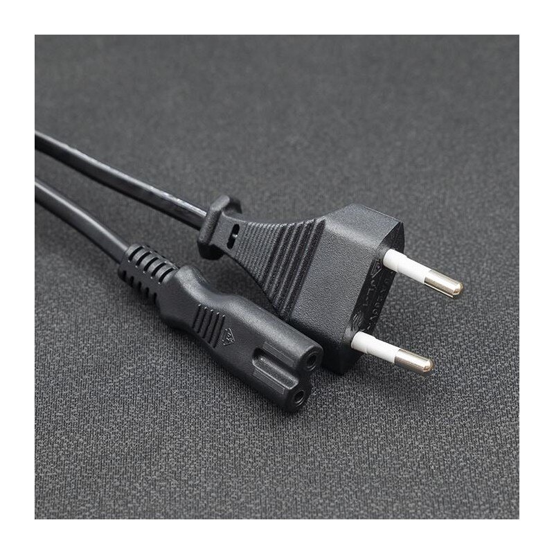 Kabel zasilający Qoltec IEC C7 / CEE 7/16 | ósemka | 2x0.5mm… | PartsPC.pl