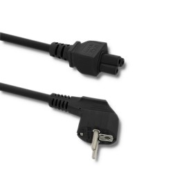 Kabel zasilający Qoltec IEC C5/SCHUKO | koniczynka | 3x0.75m… | PartsPC.pl