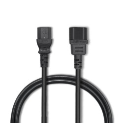 Kabel zasilający Qoltec IEC C13/C14 | 3x1.0mm2 | 1.8m | PartsPC.pl