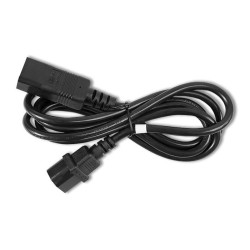 Kabel zasilający Qoltec IEC C14/C19 | 3x1.5mm2 | 2m | PartsPC.pl