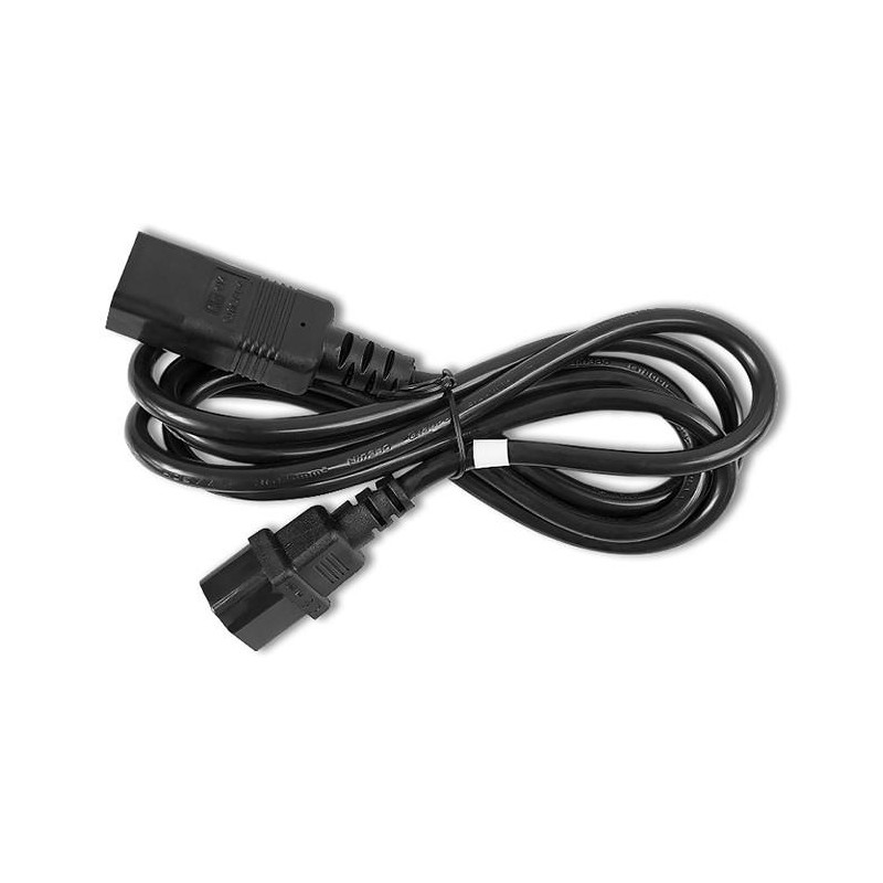 Kabel zasilający Qoltec IEC C14/C19 | 3x1.5mm2 | 2m | PartsPC.pl