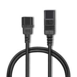 Kabel zasilający Qoltec IEC C14/C19 | 3x1.5mm2 | 2m | PartsPC.pl